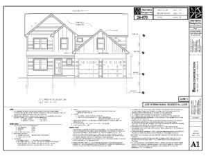 Tucker Mill Road Front Elevation