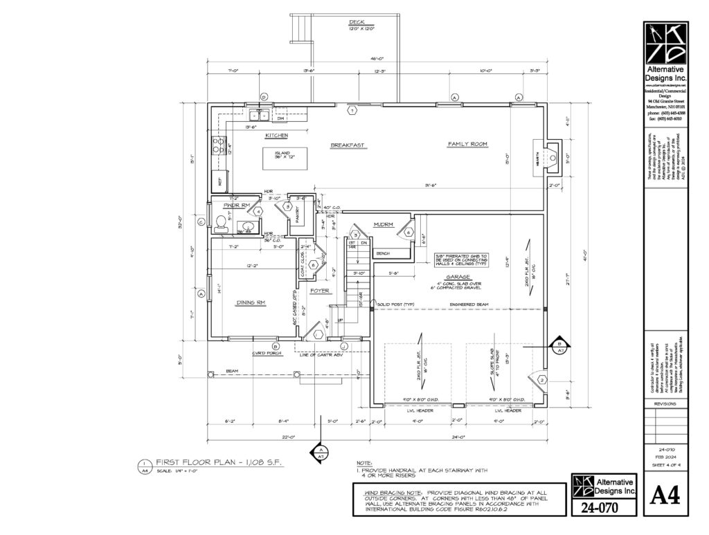 First Floor plan