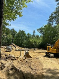 Pouring the foundation