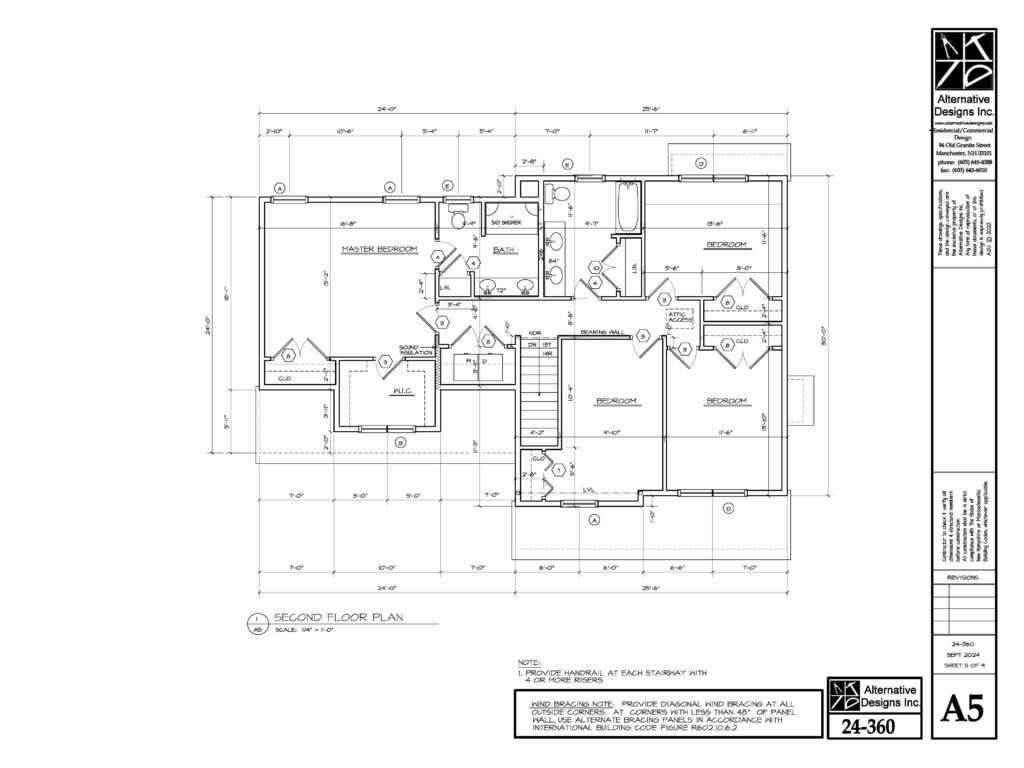 Floor plan second floor